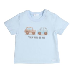 T-shirt Aerobic Talk Mini To Me Beige – Blue